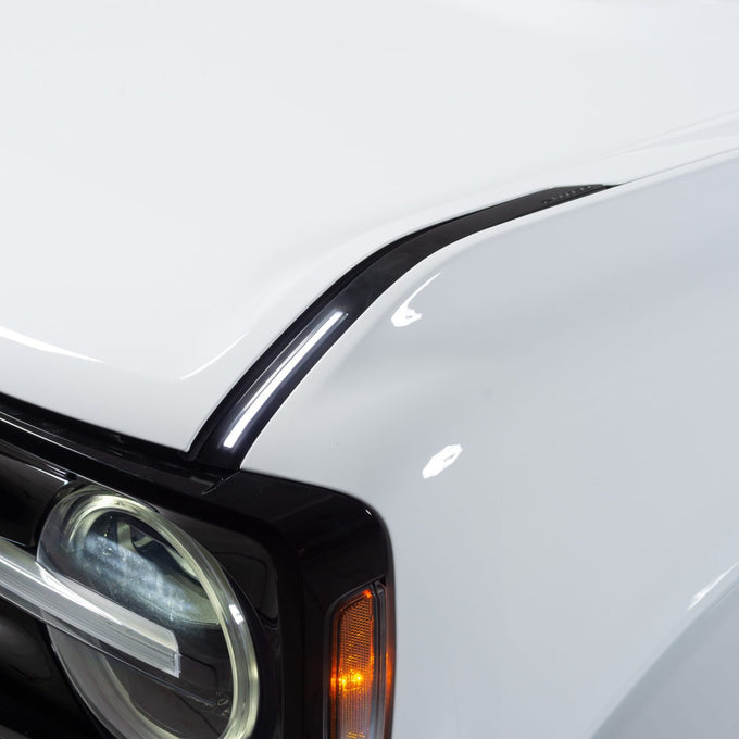 Luminix DRL LED Light Hood Limb Riser <br> 21-25 Ford Bronco