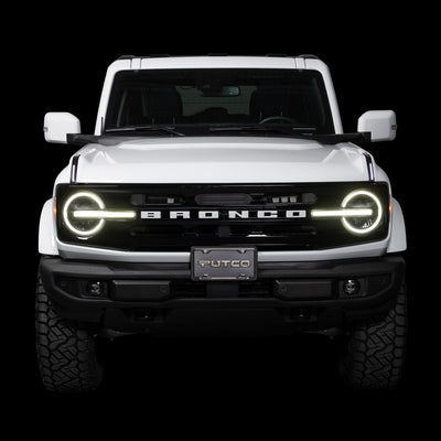 Luminix DRL LED Light Hood Limb Riser <br> 21-25 Ford Bronco