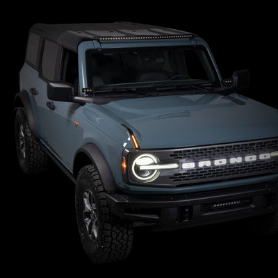 Luminix DRL LED Light Hood Limb Riser <br> 21-25 Ford Bronco