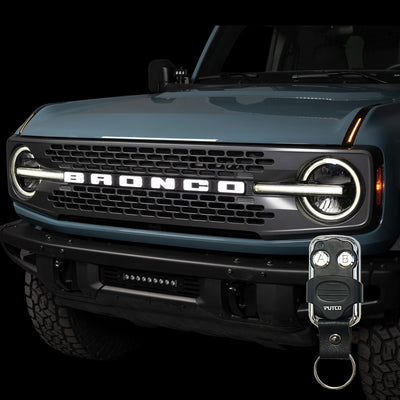 Luminix DRL LED Light Hood Limb Riser <br> 21-25 Ford Bronco