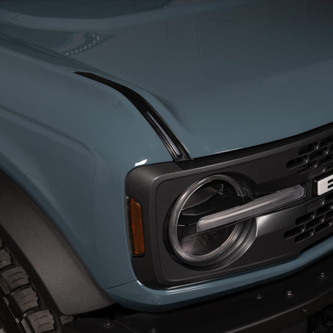 Luminix DRL LED Light Hood Limb Riser <br> 21-25 Ford Bronco