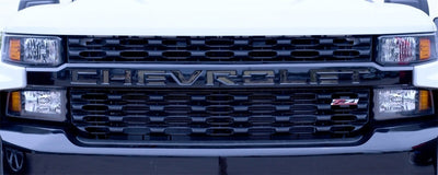 Black Platinum Chevrolet Letters <br> 19-21 Chevy Silverado 1500