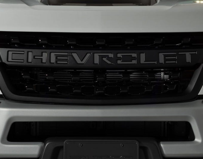 Grille Black Platinum Chevrolet Letters <br> 2020 Chevy Silverado 2500 3500 HD