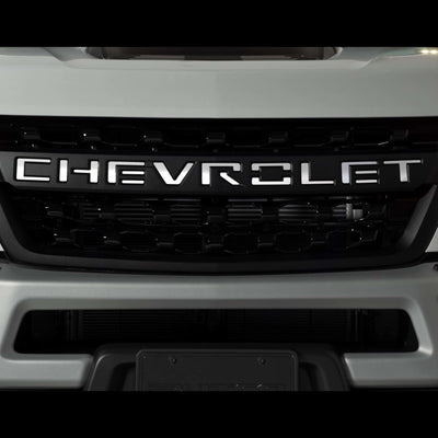 Grille Stainless Steel Chevrolet Letters <br> 2020 Chevy Silverado 2500 3500 HD