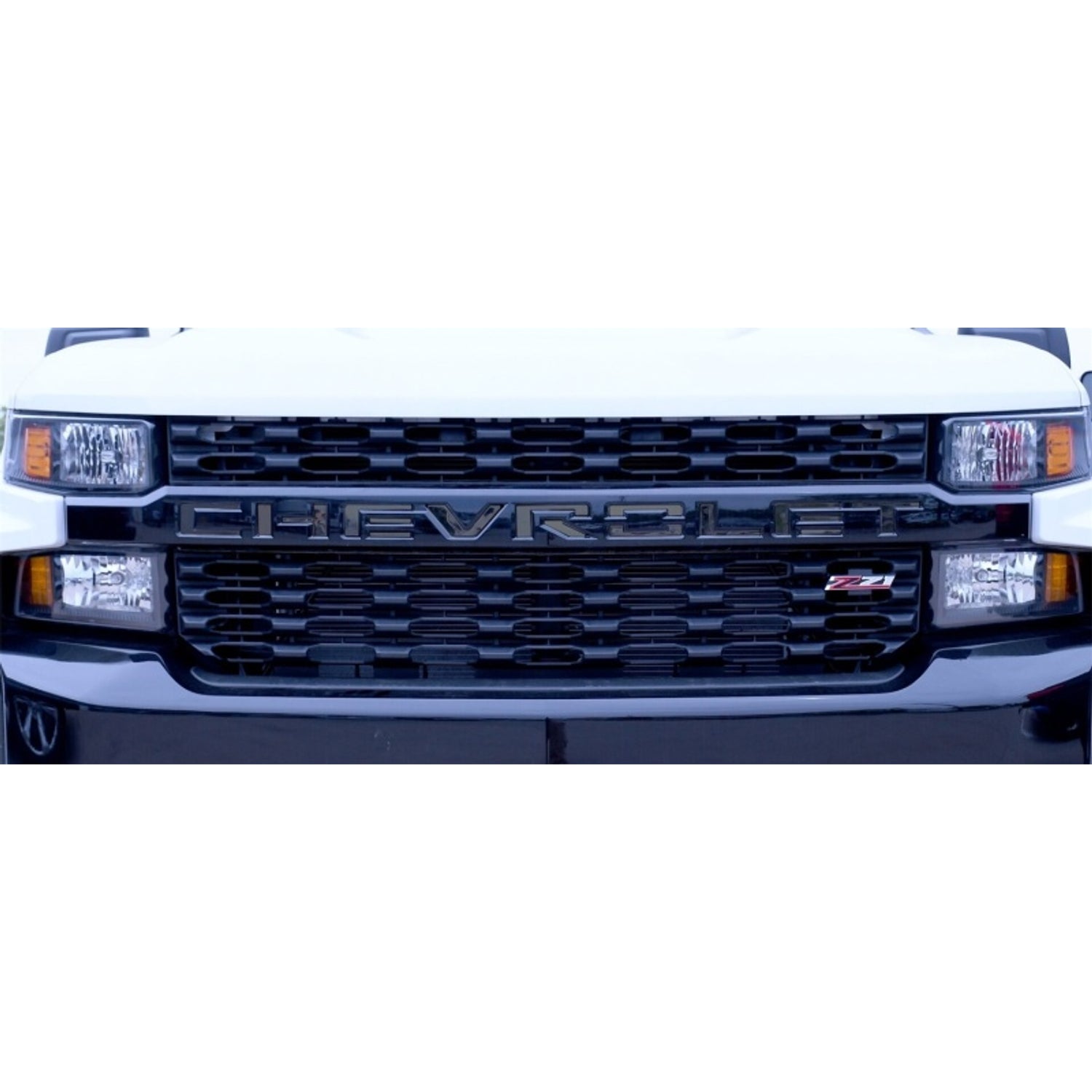 Grille Black Platinum Chevrolet Letters <br> 19-22 Chevy Colorado