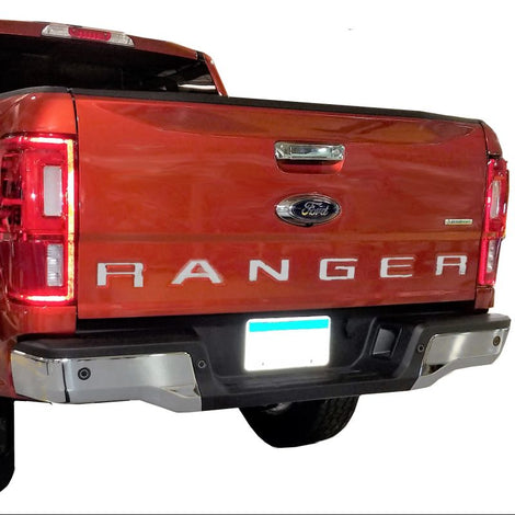 Stainless Steel Tailgate Letters RANGER <br> 19-23 Ford Ranger