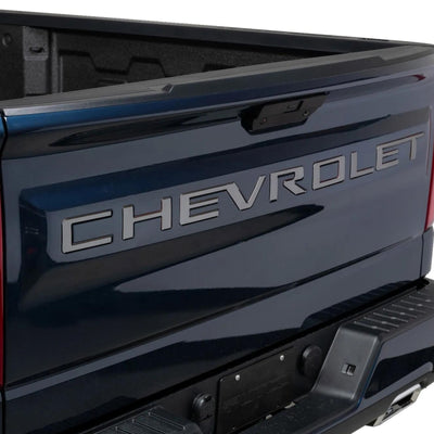 Black Platinum Chevrolet Letters <br> 23-25 Chevy Colorado