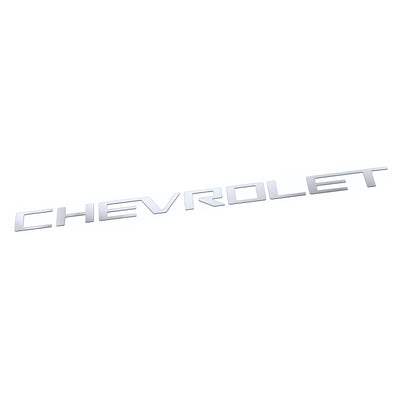 Black Platinum Chevrolet Letters <br> 23-25 Chevy Colorado