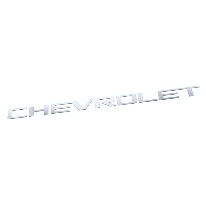 Black Platinum Chevrolet Letters <br> 23-25 Chevy Colorado