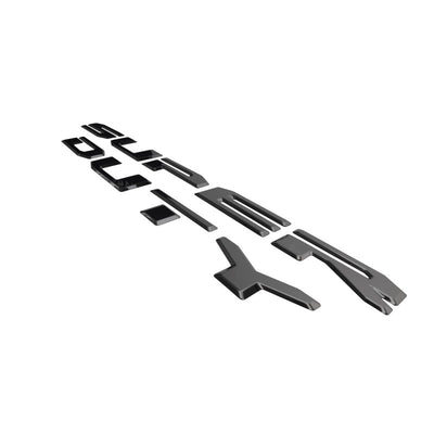 Letters Tailgate/Rear Ford Lettering Emblems <br> 20-24 Ford F-350 F-250