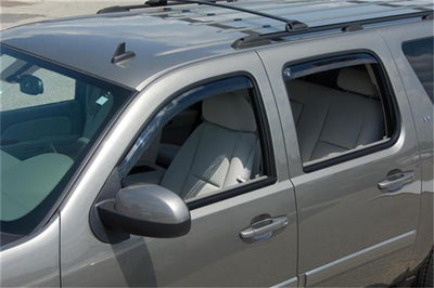 Element Tinted Window Visors (Set of 4) <br> 07-14 Chevy Silverado, GMC Sierra 1500 2500 3500 HD
