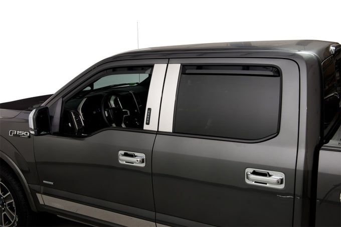 Element Tinted Window Visors <br> 17-24 Ford F-250 F-350 F-450 F-550 Super Duty