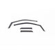 Element Tinted Window Visors <br> 17-24 Ford F-250 F-350 F-450 F-550 Super Duty