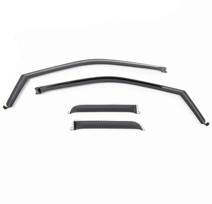 Element Tinted Window Visors <br> 17-24 Ford F-250 F-350 F-450 F-550 Super Duty