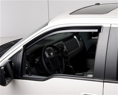Fronts Tape-On Element Tinted Window Visors <br> 09-14 Ford F-150