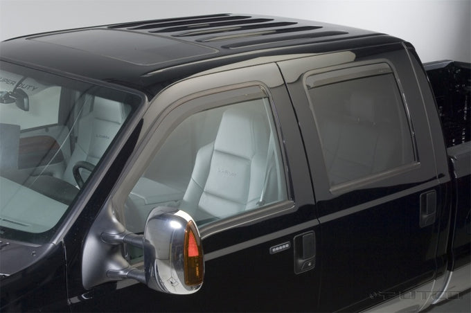 Element Tinted Window Visors <br> 99-16 Ford F-250 F-350 F-450 Super Duty