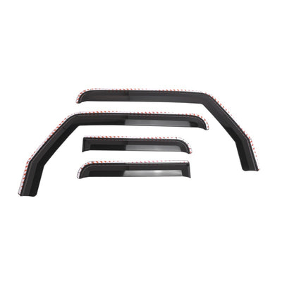 Set of 4 Element Tinted Window Visors <br> 18-24 Jeep Gladiator, Wrangler JK