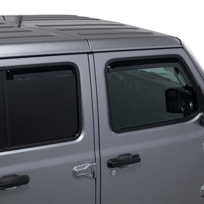 Set of 4 Element Tinted Window Visors <br> 18-24 Jeep Gladiator, Wrangler JK