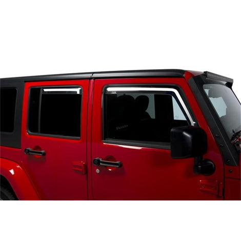 Element Tinted Window Visors <br> 07-18 Jeep Wrangler (JK)