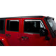 Element Tinted Window Visors <br> 07-18 Jeep Wrangler (JK)