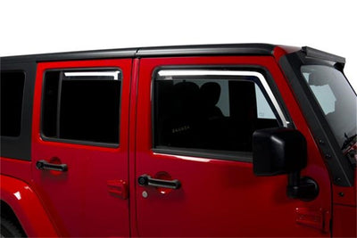 Element Tinted Window Visors <br> 07-18 Jeep Wrangler (JK)