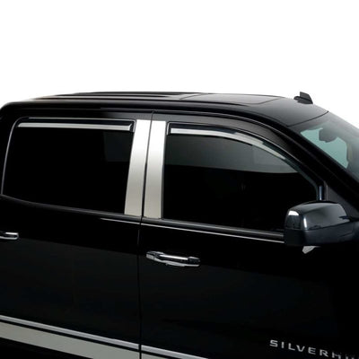 Element Tinted Window Visors <br> 14-19 Chevy Silverado, GMC Sierra 1500 2500 3500 HD