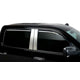 Set of 4 Element Tinted Window Visors <br> 16-24 Nissan TITAN