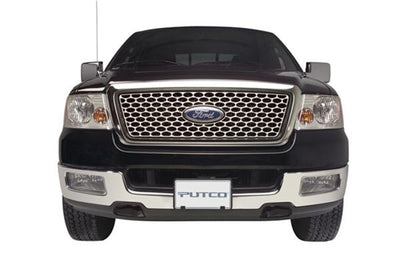 Designer FX Grilles Honeycomb w/ Logo Over <br> 99-04 Ford F-250 F-350