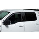 Front Element Matte Black Window Visors <br> 23-24 Ford F-250 F-350 F-450 F-550 Super Duty