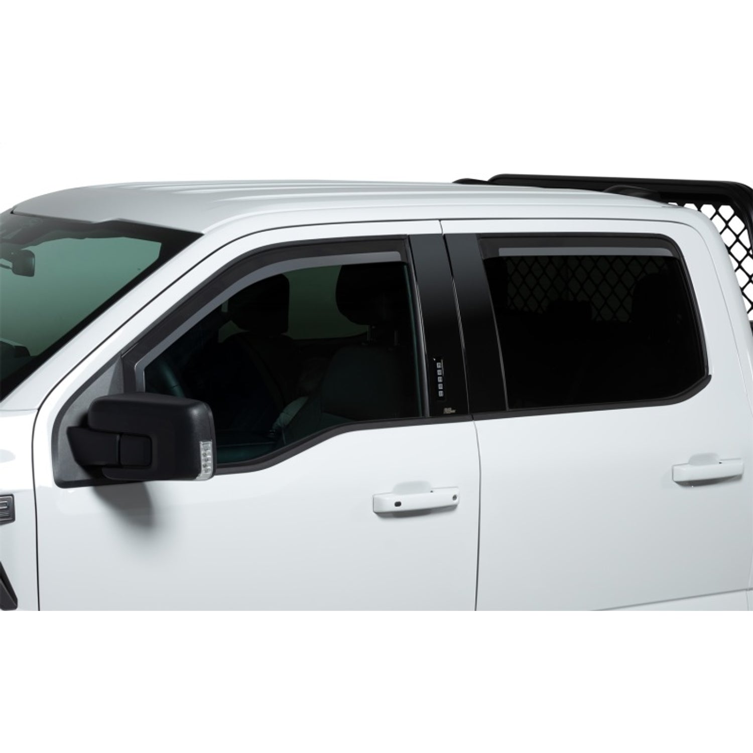 Set of 2 Element Matte Black Window Visor <br> 19-25 Ram 1500