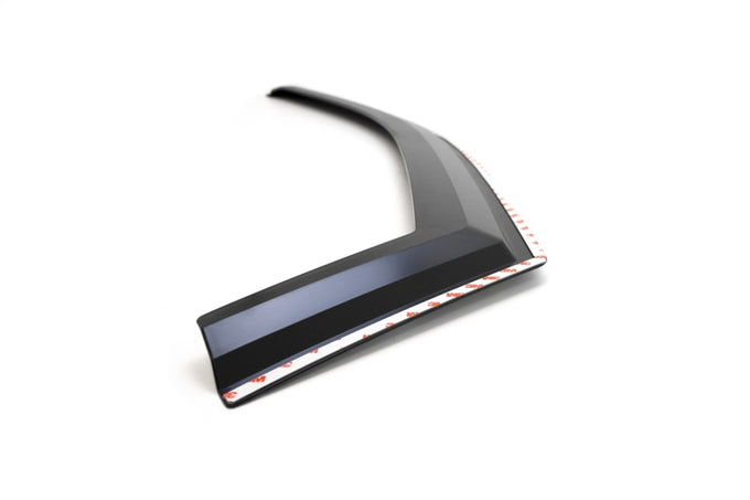 Set of 4 Element Matte Black Window Visor <br> 19-25 Chevy Silverado, GMC Sierra 1500 2500 3500 HD