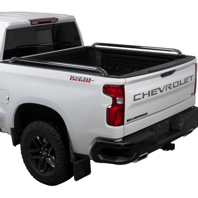 6.5ft Bed CrossRail Locker Side Rails <br> 14-19 Chevy Silverado, GMC Sierra 1500 2500 3500 HD