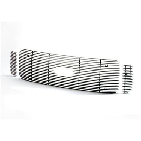 Shadow Billet Bar Grille w/ Logo CutOut <br> 01-05 Ford Explorer Sport Trac