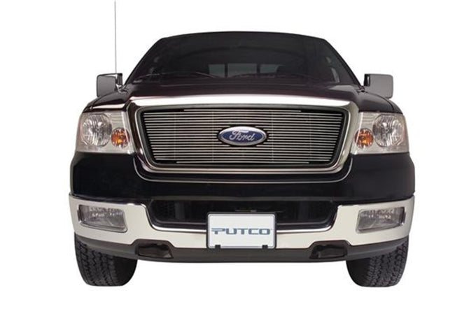 Shadow Billet Bar Grille w/ Logo CutOut <br> 01-05 Ford Explorer Sport Trac