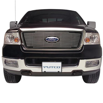 Shadow Billet Bar Grille w/ Logo CutOut <br> 04-08 Ford F-150