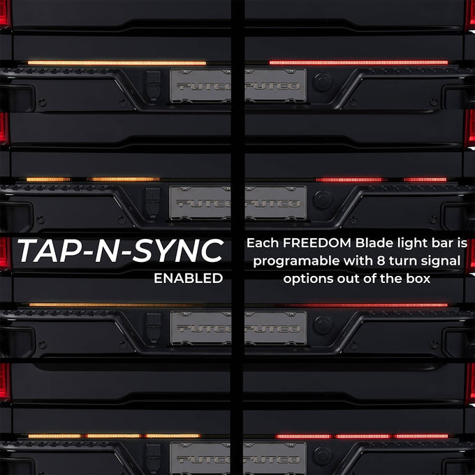 LED Tail Light w/ 60in.Blade Tailgate Light Bar <br> 2024 Ford F-150