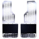 Polished Stainless Steel HEX Steel Mud Skins <br> 15-24 Ford F-150