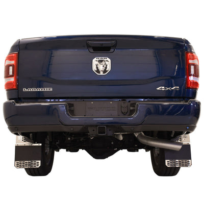 Brushed Stainless Steel HEX Steel Mud Skins <br> 09-19 Dodge Ram 2500 3500