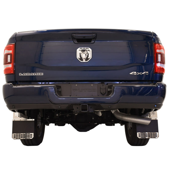 Brushed Stainless Steel HEX Steel Mud Skins <br> 09-19 Dodge Ram 2500 3500