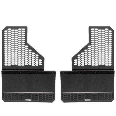 Rear Black HEX Mud Skins <br> 11-16 Ford F-350 F-450 Super Duty
