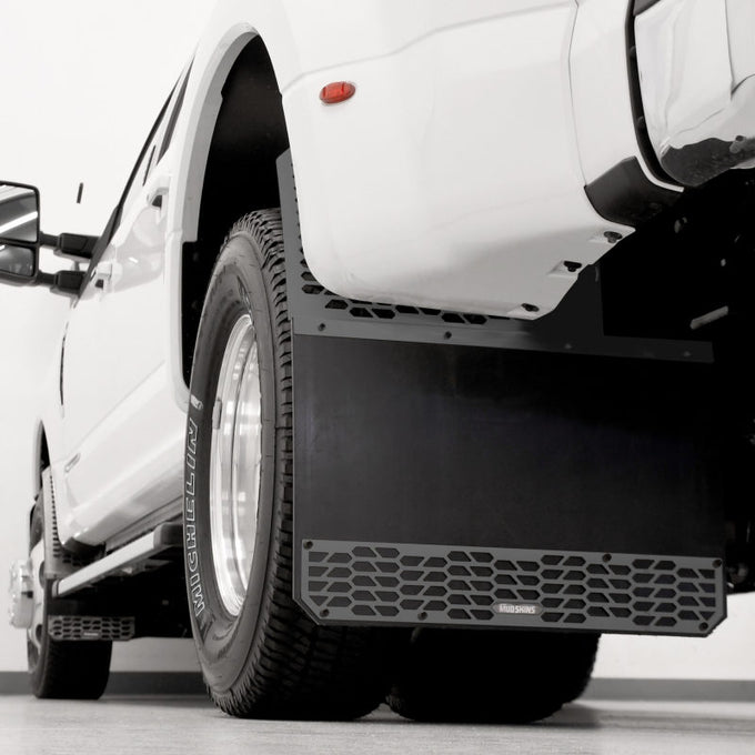 Black HEX Mud Skins <br> 15-19 Chevy Silverado, GMC Sierra 3500 HD