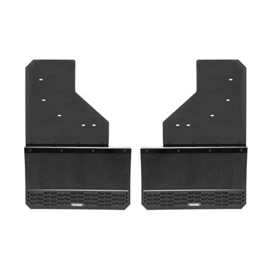 Black HEX Mud Skins Front <br> 2020 Chevy Silverado, GMC Sierra 2500 3500 HD