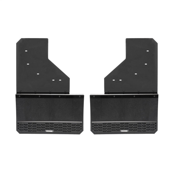 Black HEX Mud Skins Front <br> 2020 Chevy Silverado, GMC Sierra 2500 3500 HD