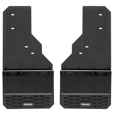 Black HEX Mud Skins Front <br> 2020 Chevy Silverado, GMC Sierra 2500 3500 HD