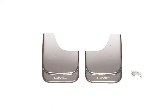 2 MudFlaps w/ GMC Etching (14.60in x 11.5in) <br> Universal