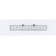 Hex Shield Polished SS Bumper Grille Inserts <br> 19-24 Ford Ranger