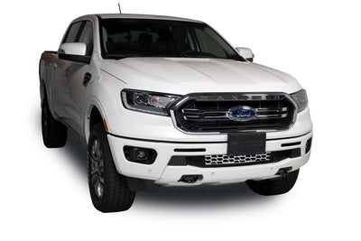 Hex Shield Polished SS Bumper Grille Inserts <br> 19-24 Ford Ranger