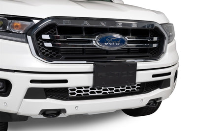 Hex Shield Polished SS Bumper Grille Inserts <br> 19-24 Ford Ranger