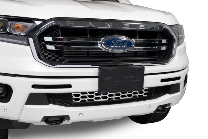 Hex Shield Polished SS Bumper Grille Inserts <br> 19-24 Ford Ranger