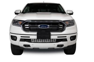 Hex Shield Polished SS Bumper Grille Inserts <br> 19-24 Ford Ranger